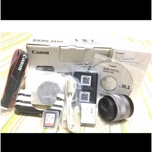 Canon EOS M10 ミラーレス一眼 ホワイト