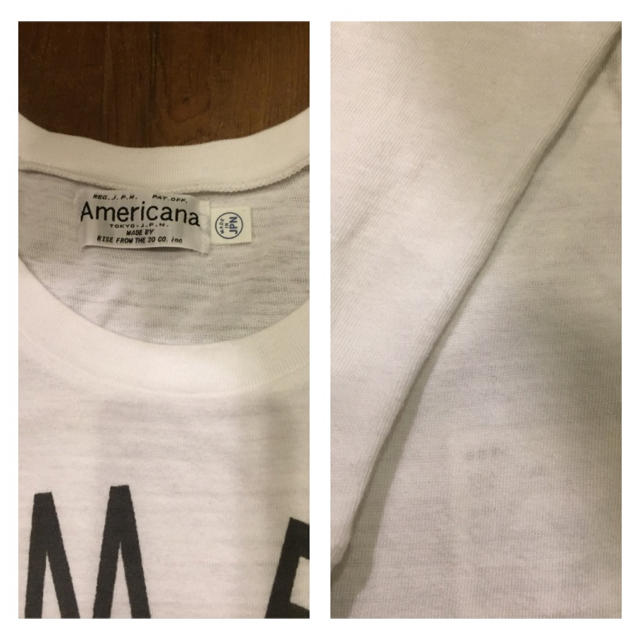 AMERICANA(アメリカーナ)のアメリカーナ 七分袖Tシャツ レディースのトップス(Tシャツ(長袖/七分))の商品写真