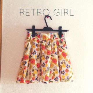 レトロガール(RETRO GIRL)のレトロガール▽新品お花柄フレアスカート△(ミニスカート)