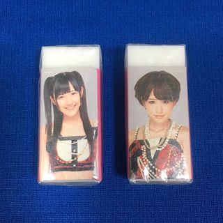 【送料無料】 AKB48 × 家庭教師のトライ  消しゴム 2個セット(女性タレント)