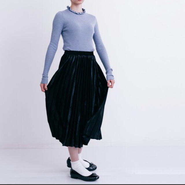 merlot(メルロー)の【新品未使用】melrot プリーツスカート レディースのスカート(ひざ丈スカート)の商品写真
