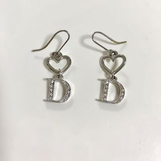 ディオール(Dior)のディオール クリスチャンディオール ピアス シルバー 美品(ピアス)