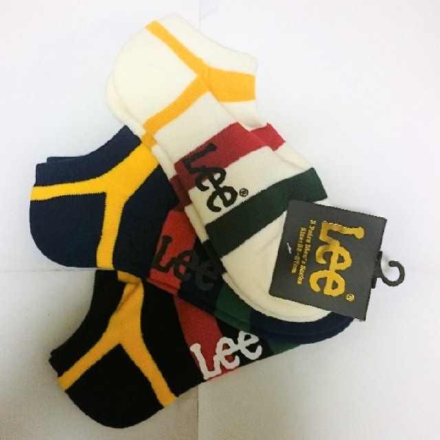 Lee(リー)の【Lee】スニーカーソックス 3足セット410 メンズのレッグウェア(ソックス)の商品写真