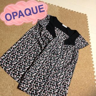 オペーク(OPAQUE)のOPAQUE♡苺柄トップス♡美品♡(カットソー(半袖/袖なし))