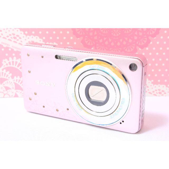2021人気新作 SONY ピンク♡ DSC-W350D ♡Wi-Fi対応＆超極上美品♡SONY - コンパクトデジタルカメラ