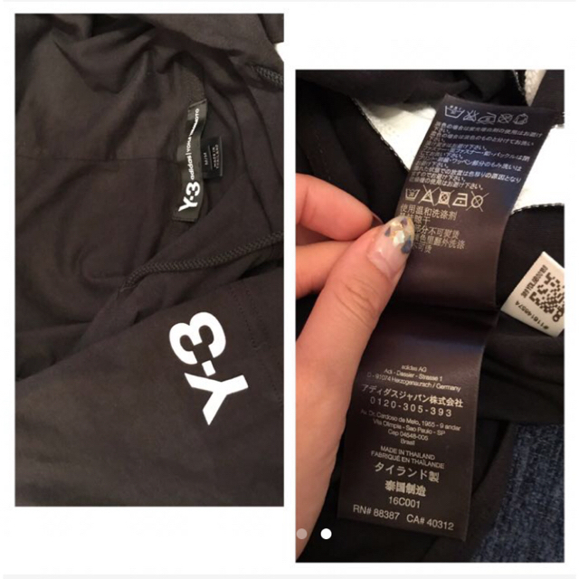 Y-3(ワイスリー)のY-3  3 STRIPES HOODIE メンズのトップス(Tシャツ/カットソー(七分/長袖))の商品写真