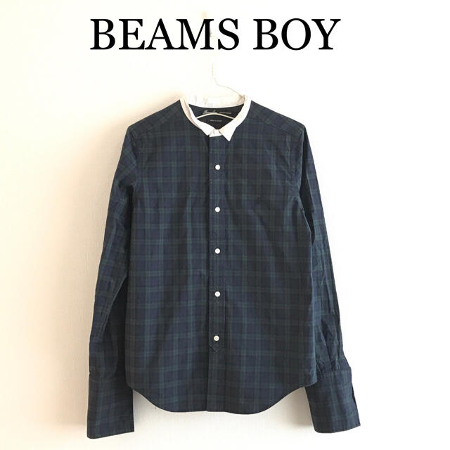 BEAMS BOY(ビームスボーイ)の【ビームスボーイ/BEAMS】チェック柄シャツ,長袖,おしゃれ,上品 レディースのトップス(シャツ/ブラウス(長袖/七分))の商品写真