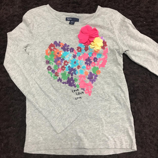 GAP Kids(ギャップキッズ)のロングＴシャツ キッズ/ベビー/マタニティのキッズ服女の子用(90cm~)(Tシャツ/カットソー)の商品写真