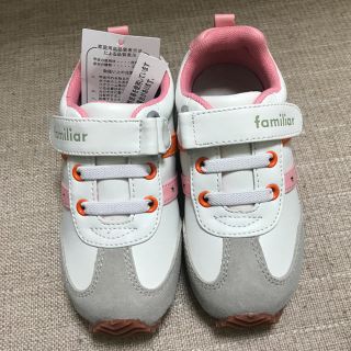 ファミリア(familiar)の未使用新品♡ファミリア 女児スニーカー 16センチ(スニーカー)