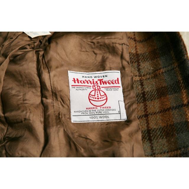 Harris Tweed(ハリスツイード)のVintage ハリスツイード☆ウールコート  レディースのジャケット/アウター(チェスターコート)の商品写真