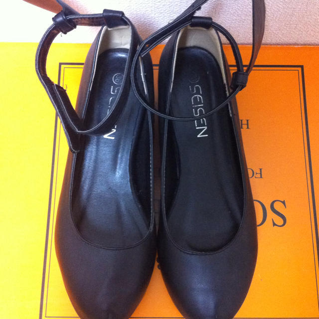 ブラック厚底パンプス レディースの靴/シューズ(ハイヒール/パンプス)の商品写真