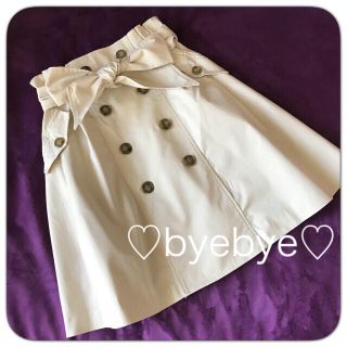 バイバイ(ByeBye)の定5900円  byebye トレンチ スカート♡dazzlin スナイデル (ミニスカート)