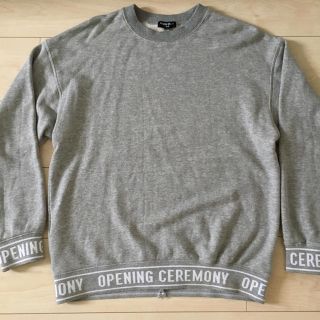 オープニングセレモニー(OPENING CEREMONY)のオープニングセレモニー スウェットグレー XS(トレーナー/スウェット)