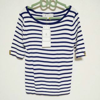 ロペピクニック(Rope' Picnic)の3672円※ﾛﾍﾟﾋﾟｸﾆｯｸ ﾎﾞｰﾀﾞｰ ﾄｯﾌﾟｽ(ニット/セーター)