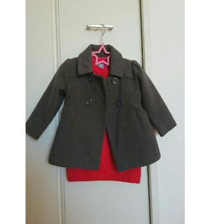 ベビーギャップ(babyGAP)の☆新品☆GAP☆コート＆ワンピースセット☆90☆(コート)