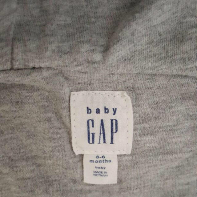 babyGAP(ベビーギャップ)のGap baby くま耳カバーオール デニム 60サイズ キッズ/ベビー/マタニティのベビー服(~85cm)(カバーオール)の商品写真