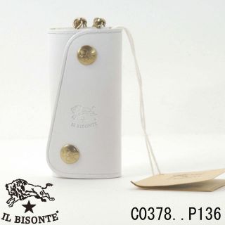 イルビゾンテ(IL BISONTE)の新品★IL BISONTE イルビゾンテ 白革4連キーケース C0378P(キーケース)