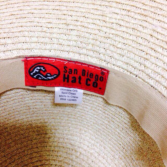 大きい麦わら帽子 レディースの帽子(ハット)の商品写真