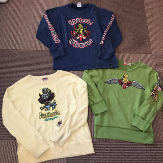 ヒステリックミニ(HYSTERIC MINI)のヒステリックミニ◆難ありトレーナー3点セット 110 120(Tシャツ/カットソー)