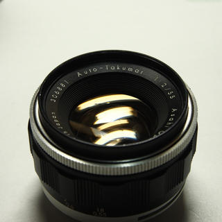 ペンタックス(PENTAX)の【美品】AUTO TAKUMAR 55mm F2 (レンズ(単焦点))