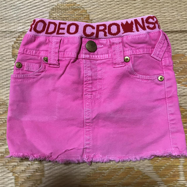 RODEO CROWNS(ロデオクラウンズ)のRODEO CROWNS kids/デニムミニスカート/ロデオクラウンズ キッズ/ベビー/マタニティのキッズ服女の子用(90cm~)(スカート)の商品写真