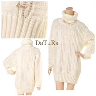 ダチュラ(DaTuRa)の限界値下げ！新品未使用タグ付！ DaTuRa ざっくりタートルダーリン ニット(ニット/セーター)