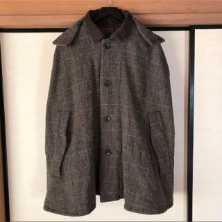 エンジニアードガーメンツ(Engineered Garments)のエンジニアードガーメンツ  フード付きツイードポンチョ 美品 ネペンテス(ポンチョ)