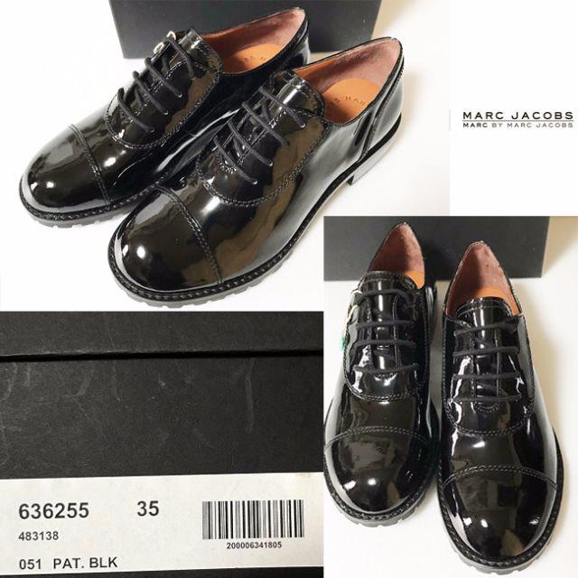 MARC BY MARC JACOBS(マークバイマークジェイコブス)の★新品正規品★マークバイマークジェイコブス/黒オックスフォードシューズ レディースの靴/シューズ(ローファー/革靴)の商品写真