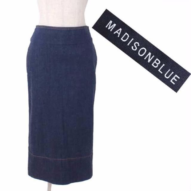 MADISONBLUE デニム タイト スカート size1 ひざ丈スカート