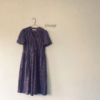 フラワー(flower)のvintage…ワンピース(ひざ丈ワンピース)