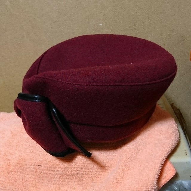 CA4LA(カシラ)の(新品未使用)SOLOIST MELTON　キャスケット大きなリボン レディースの帽子(キャスケット)の商品写真