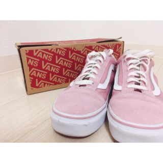 ヴァンズ(VANS)のVANS NX_Old Skool pink/true white 22.5(スニーカー)