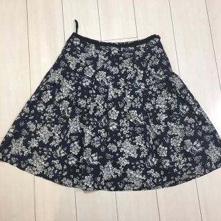 ローラアシュレイ(LAURA ASHLEY)のローラアシュレイ♡ネイビースカート(ひざ丈スカート)