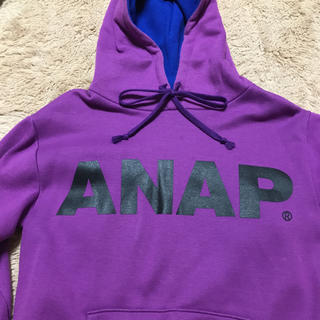 アナップ(ANAP)のANAP 紫パーカー(パーカー)