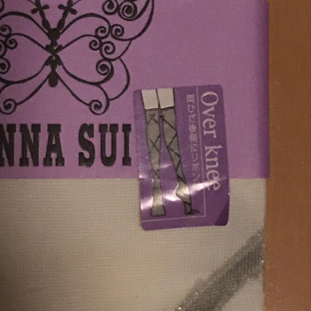 ANNA SUI(アナスイ)の値下げしました   ANNA SUI  オーバーニー  靴下 レディースのレッグウェア(ソックス)の商品写真