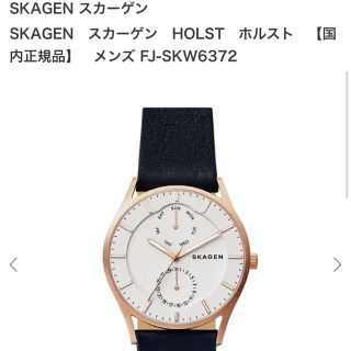 スカーゲン(SKAGEN)の【完全未使用】【先月購入】SKAGEN腕時計(腕時計(アナログ))