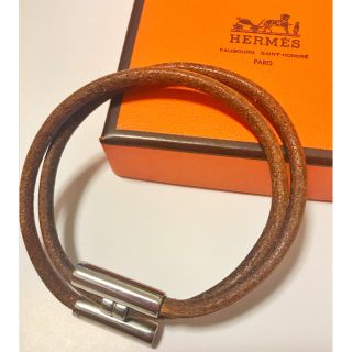 Hermes - 【送料込み】箱付き エルメス レザーブレスレットの通販