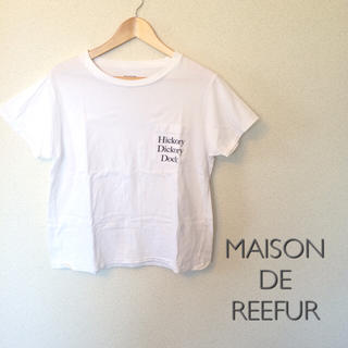 メゾンドリーファー(Maison de Reefur)のMAISON DE REEFUR 半袖Tシャツ 38サイズ(Tシャツ(半袖/袖なし))