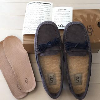 アグ(UGG)のアグ ミーナ US7 24 グレー 箱付き(スリッポン/モカシン)