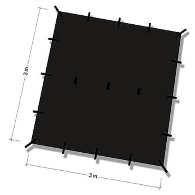 DDタープ 3x3 ジェットブラック DD TARP タープ 3×3の通販 by コヨーテサンダー's shop｜ラクマ