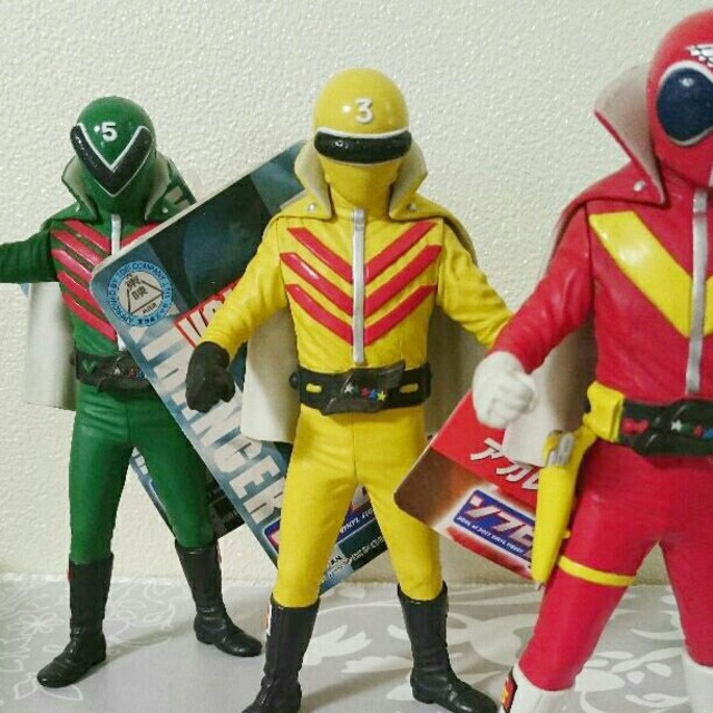 送料込み ソフビ魂 秘密戦隊 ゴレンジャー 5体セット 送料込み ソフビ魂 秘密戦隊 ゴレンジャー 5体セット