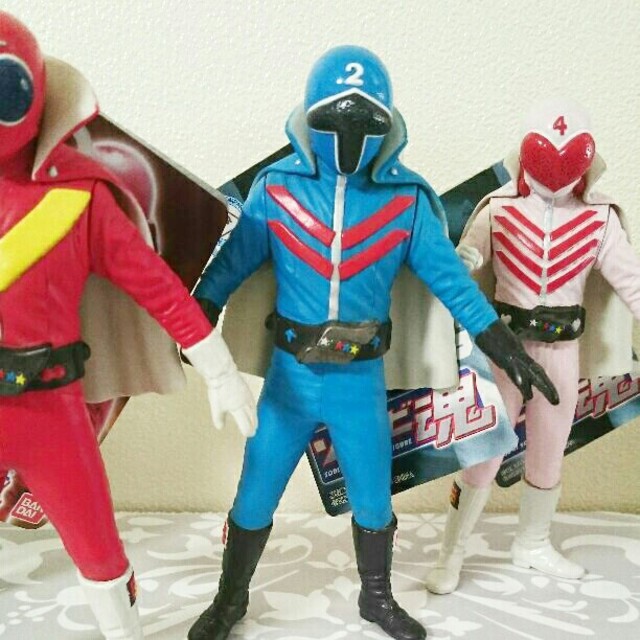 送料込み ソフビ魂 秘密戦隊 ゴレンジャー 5体セット 送料込み ソフビ魂 秘密戦隊 ゴレンジャー 5体セット