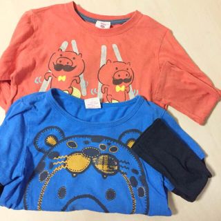 ドラッグストアーズ(drug store's)のドラッグストアーズ 長袖 シャツ 子供服 100 2点セット☆(Tシャツ/カットソー)