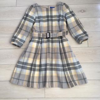 バーバリーブルーレーベル(BURBERRY BLUE LABEL)のブルーレーベルクレストブリッジワンピース中古(ミニワンピース)