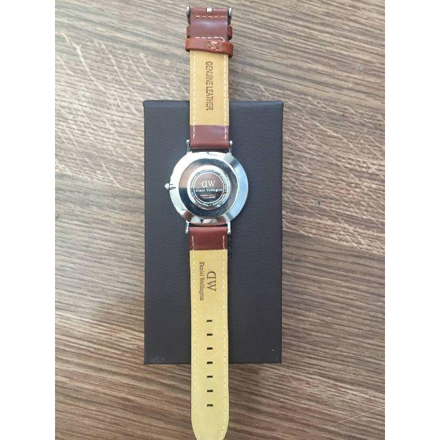 Daniel Wellington(ダニエルウェリントン)のDaniel Wellington ワイト ダラムシルバー 40mm ユニセック メンズの時計(腕時計(アナログ))の商品写真