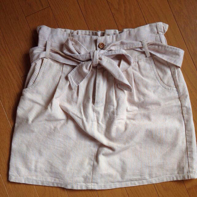 Crisp(クリスプ)のCrisp ヒッコリー柄スカート レディースのスカート(ミニスカート)の商品写真