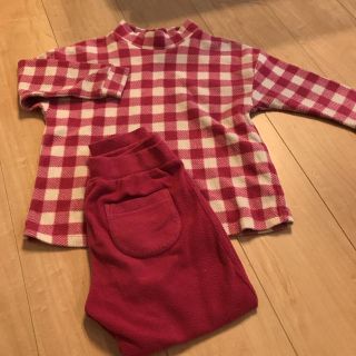 ユニクロ(UNIQLO)のUNIQLO フリース パジャマ ルームウエア S(パジャマ)