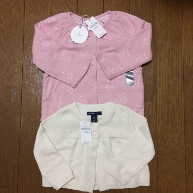 babyGAP(ベビーギャップ)の女の子セット 65〜90 タグ付き キッズ/ベビー/マタニティのベビー服(~85cm)(カバーオール)の商品写真