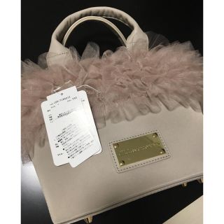 ジルバイジルスチュアート(JILL by JILLSTUART)の新品未使用 ジルバイジルスチュアート チュール フリル トート(トートバッグ)