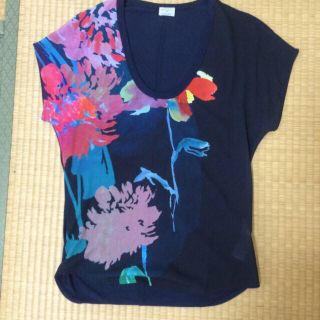 ザラ(ZARA)のmishuka様専用 ZARA 紺 T(Tシャツ(半袖/袖なし))